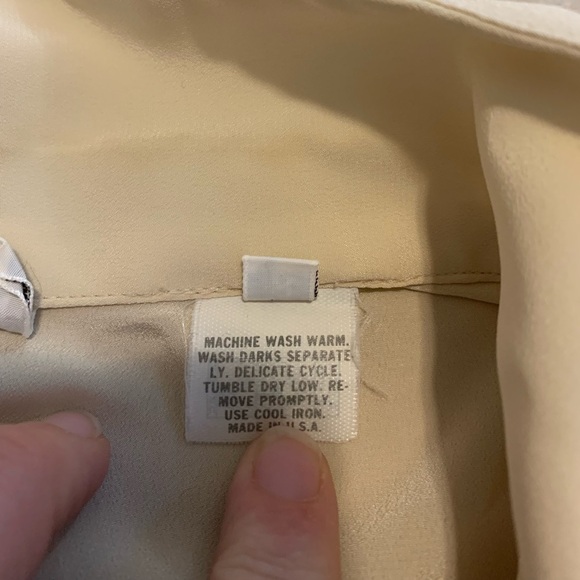 RARE Vintage 60s/70s LANVIN Blouse Size 8 - Paris New York - Union Made USA - Picture 5 of 8